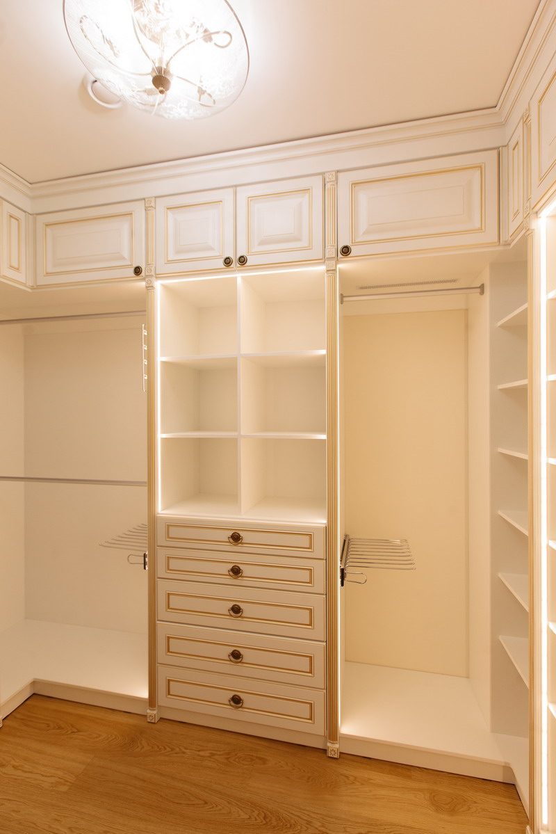 Гардеробная комната на заказ от производителя в Санкт-Петербурге